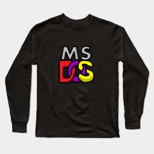 MS DOS Long Sleeve T-Shirt